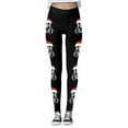 thumbnail image 4 of MKLEKYY Leggings para mujer, leggings con estampado navideño festivo para mujer, pantalones de yoga de cintura alta, mallas deportivas cómodas para fitness y entrenamiento, 4 of 4