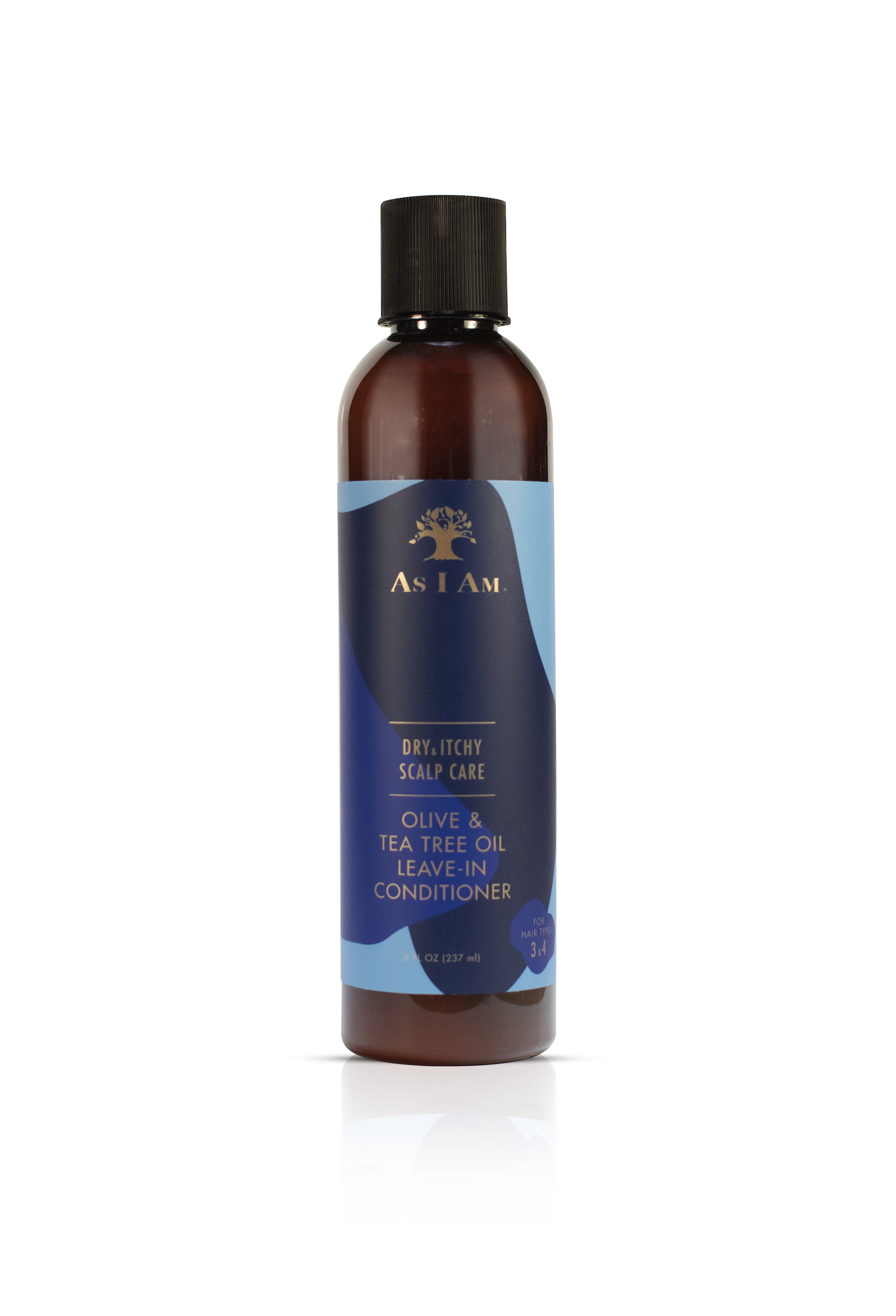 As I Am Dry & Itchy Scalp Care 8 Oz. Olive & Tea Tree Oil Leave In Conditioner