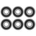 thumbnail image 4 of Rodamientos Sellados De Goma, Rodamientos Rígidos De Bolas 10PCS Carga Radial Y Axial Velocidad Moderada Sin Deformación Fácil De Reemplazar Para Equipos De Movimiento Lineal ANGGREK Otros, 4 of 8