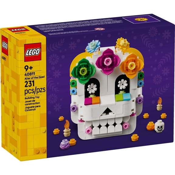 LEGO Altar of the Dead - Day of the Dead Decoration for Home - Building Toy for Boys & Girls, Ages 9 - Día De Los Muertos Craft for Kids - 40811