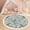 Color 3, variant on Washable Non Slip 3ft Round Rug, Abstract Teal Gold Metallic Speckled Effect Circle Area Rugs with Tassels Carpet for Nursery Bedroom Living Room Playroom Tent rug Tent Castle