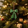 thumbnail image 5 of Christmas Ornaments, Metal Bow Christmas Ornament, Xmas Decorations, Christmas Bow, for Xmas Tree, Home, Party, Holiday Christmas Decorations, 5 of 7