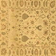 thumbnail image 1 of Ahgly Company Indoor Square Abstract Brown Modern Area Rugs, 5' Square, 1 of 4