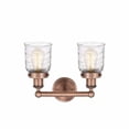 thumbnail image 2 of 616-2W-AC-G513 Innovations Lighting Bell - 2 Light Bath Vanity In Industrial Style-10 Inches Tall and 15.5 Inches Wide-Antique Copper Finish-Clear, 2 of 2