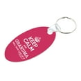 thumbnail image 2 of ThisWear Mothers Day Gifts for Grandma Keep Calm and Grandma Will Take Care of It Gifts from Grandchildren 2-pack Aluminum Oval Keychains Keytags, 2 of 3