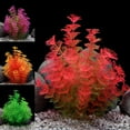 thumbnail image 2 of Visland Fish Tank Decoration Safe Plastic Simulation Fake Aquatics Plants for Home, 2 of 8