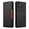 thumbnail image 4 of For iPhone 11 Flip Wallet Phone Case,[RFID Blocking]PU Leather Magnetic Folio Cover,With Card Slots,Flip Folding Kickstand,Shockproof TPU Anti-fall Rugged Phone Case Cover,Black, 4 of 9