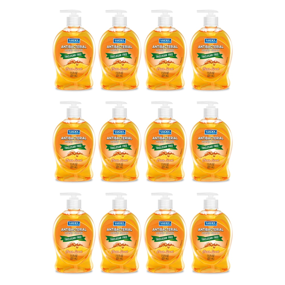 Lucky Super Soft Antibacterial Liquid Hand Soap. Kills Germs & Bad