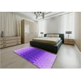 thumbnail image 4 of Ahgly Company Indoor Rectangle Patterned Heliotrope Purple Area Rugs, 7' x 10', 4 of 6