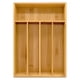 thumbnail image 1 of Caja de Bambú para Tenedores, Caja Divisoria, Organizador de Bandejas para Cubiertos, Organizador de Cocina para Cubiertos y Plata., 1 of 5
