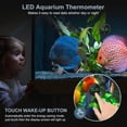 thumbnail image 2 of TAPDRA Fish Tank Thermometer For Aquariums Terrariums ABS 32F140F Wireless External LCD Display 2 Pieces Battery Included, 2 of 10