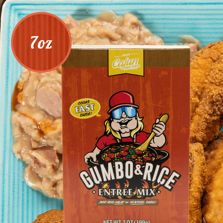 Cajun Two Step New Gumbo 10 Ounce Ready to Eat Box Rice Dinner