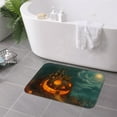 thumbnail image 6 of Halloween Non Slip Door Mat, Halloween Pumpkin Head Castle Halloween Decor Absorbent Bath Tub Mats, Bathroom Rugs Welcome Mat, Bath Mat for Halloween Decor Home, Kitchen 16x24in, 6 of 6