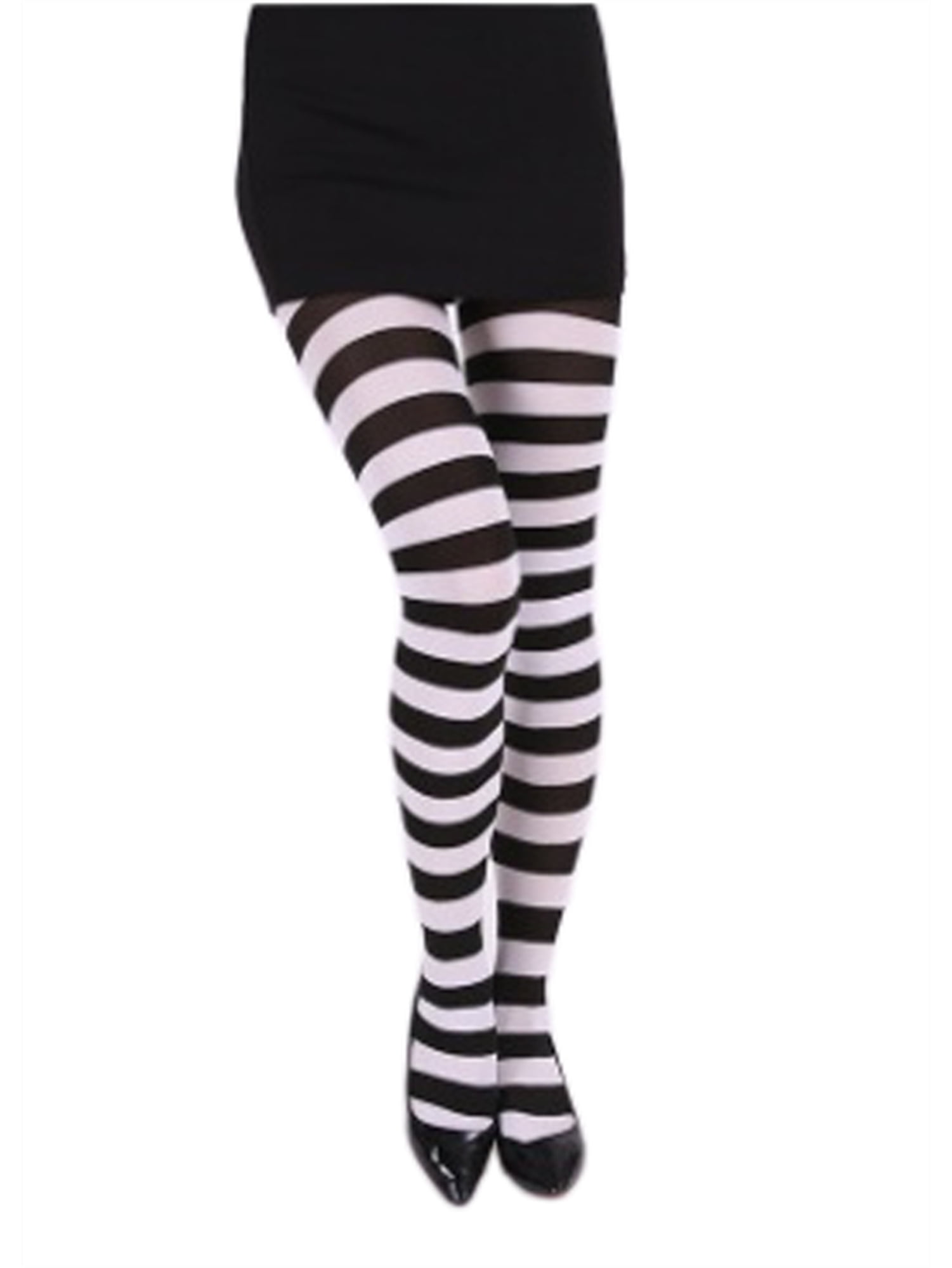 Mxiqqpltky Striped Nylon Tights Women 