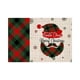 thumbnail image 2 of Juego de 1 mantel individual navideño | Adornos navideños con motivo de murciélago | Manteles individuales antideslizantes, impermeables y resistentes al calor para el comedor | Rojo, verde y blanco, 2 of 6