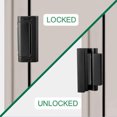 thumbnail image 4 of CAROOTU Door Reinforcement Lock Door Lock Child Proof with Screw Child Safety Door Lock Security Protection for Your Home Silver, 4 of 7
