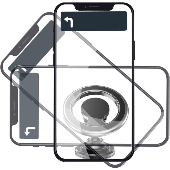 Phone Mount for Car Magnetic - Air Vent Cell Phone Stand Universal,Adjustable Cellphone Holder, 360° Rotatable Cradle Automotive Phone Stand for Cell Phone