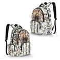 thumbnail image 2 of FKELYI 17 Inch School Backpack for Boys & Girls Spacious Schoolbag for Elementary Student Hunting Leaf Camo Bear Print Casual Daypack Lightweight Book Bag Travel Bags, 2 of 7