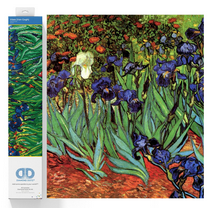 Diamond Dotz Irises (Van Gogh) Diamond Painting Kits for Adults - Diamond Art Kits a Relaxing Creative Craft Kit with Dotz Gems