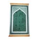 thumbnail image 1 of Alfombra de oración musulmana suave Exquisita borla rectangular bordada Alfombra de oración Alfombra de oración de terciopelo para Eid Balcón unisex verde Sunnimix Alfombra de rezo, 1 of 8