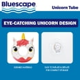 thumbnail image 3 of Bluescape White Unicorn Donut Inflatable Swim Tube Pool Float, for Kids, Age 9 & up, Unisex, 3 of 7