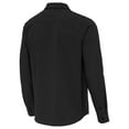 thumbnail image 3 of Men's-Antigua  Black New York City FC Exposure Woven Long Sleeve Button-Up Shirt, 3 of 3