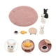 thumbnail image 4 of 1 juego de minifiguras de gato para casa de muñecas, accesorios en miniatura, juguetes realistas para gatitos, decoración de micropaisaje, juego de decoración de peluche de gato pequeño, 4 of 7