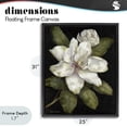 thumbnail image 4 of Stupell Industries Traditional Budding Magnolia Blooms Black Floating Frame Canvas Art, 25 x 31, by Nan, 4 of 8