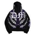 thumbnail image 3 of Men's Civil Regime  Black Dominik Mysterio Dirty Dom Wanted Full-Zip Hoodie, 3 of 7
