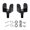 Black, variant on Misright Big Footrest Support For Trail Bike Lightweight Metal Build Solid Base