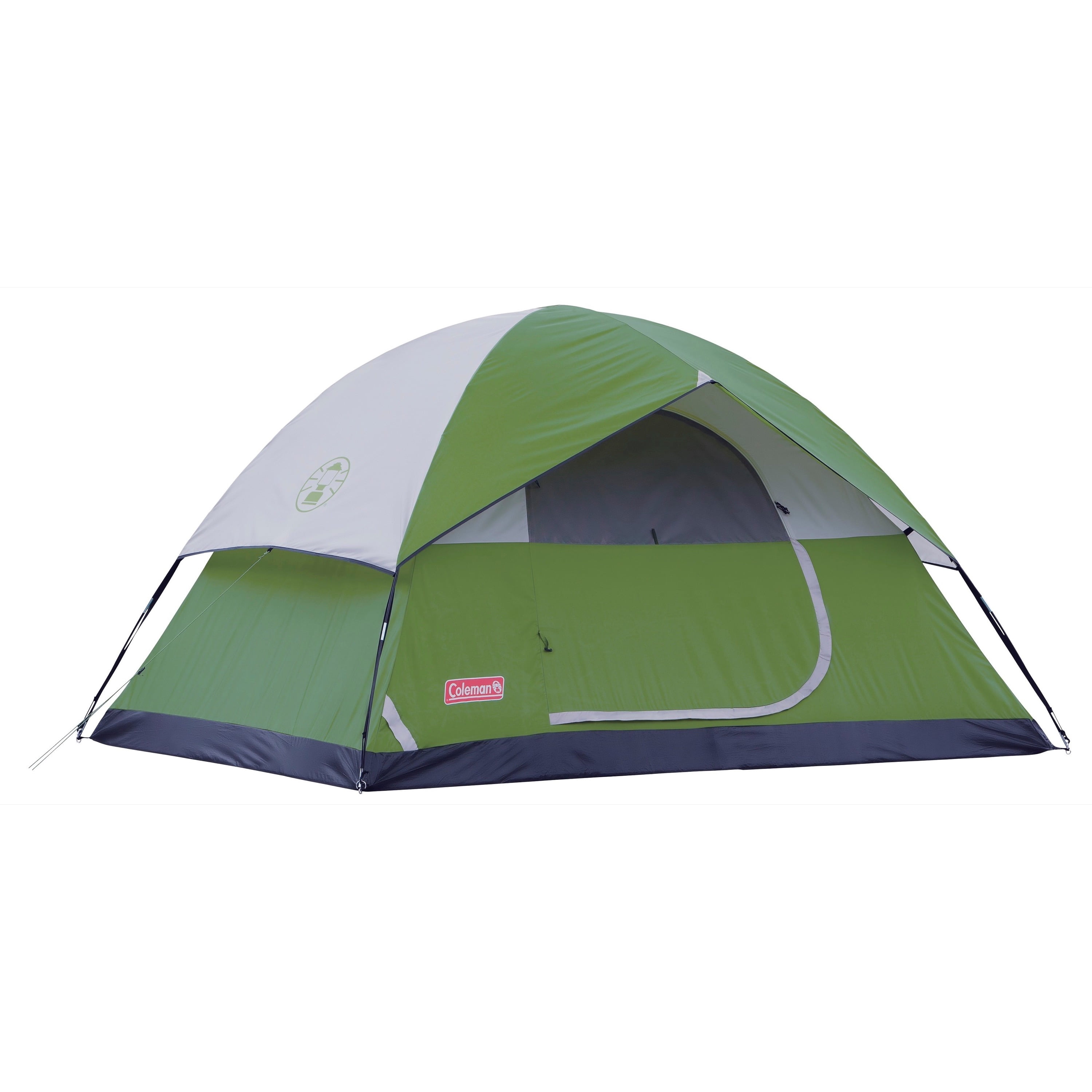 Coleman 6-Person Sundome Dome Camping Tent, 1 Room, Green