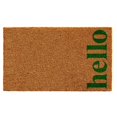 thumbnail image 1 of Calloway Mills 102632436NGB 24 x 36 in. Vertical Hello Rectangular Doormat, Natural & Green, 1 of 1