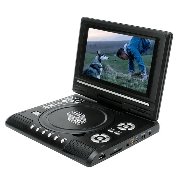 Lecteur DVD mobile portable de 9,8 pouces Lecteur Mini TV HD 