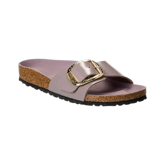 Birkenstock Madrid Narrow Big Buckle Patent Sandal, 36