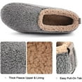 thumbnail image 6 of Ravelier Men's Rover Sherpa fleeced Slipper with Memory Foam, 6 of 6