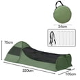 thumbnail image 1 of Pop-up Net Mesh Sleeping Bag Tent for Camping (green or black), 1 of 7