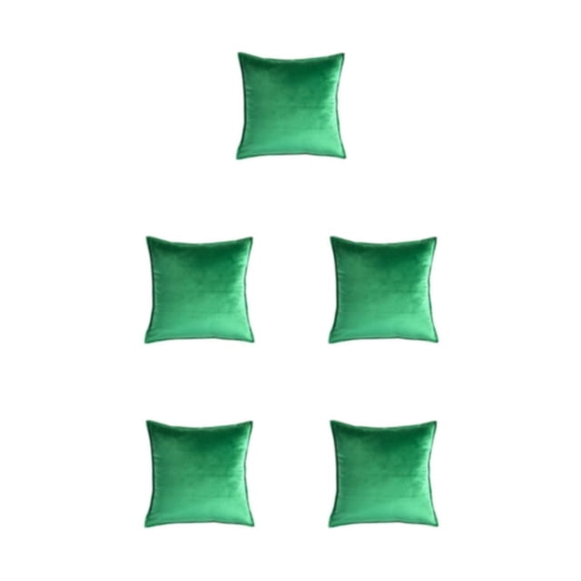 Funda de cojín Billuyoard de poliéster Color sólido Verde 40x40cm