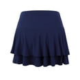 thumbnail image 3 of Doublju Women's Flared Skater Mini Skirt (Plus Size Available), 3 of 4