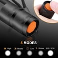 thumbnail image 4 of Flashlights, LED Flashlight - High Lumen, 5 Modes, Zoomable, Water Resistant, Handheld Light - Best Camping/Outdoor/Hiking/Flashlights/Gift-Giving/Emergency(Batteries Included), 4 of 7