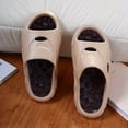 thumbnail image 4 of Rokment Adult Massage Cloud Slippers for Women Men Unisex Acupressure Neuropathy Plantar Fasciitis Relief Shoes Sandals Mat Brown Size 9, 4 of 7