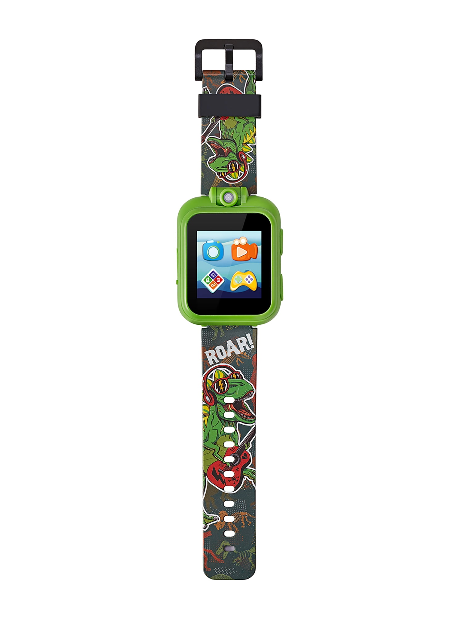 PlayZoom 2 Kids Boys Green Dinosaur Smartwatch & Earbuds Set