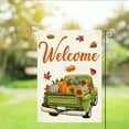 thumbnail image 2 of Fall Autumn Pumpkin Garden Flag for Outside Home Holiday Outside Outdoor Patio Lawn Decorations Yard Flag 12x18 Inch, 2 of 6