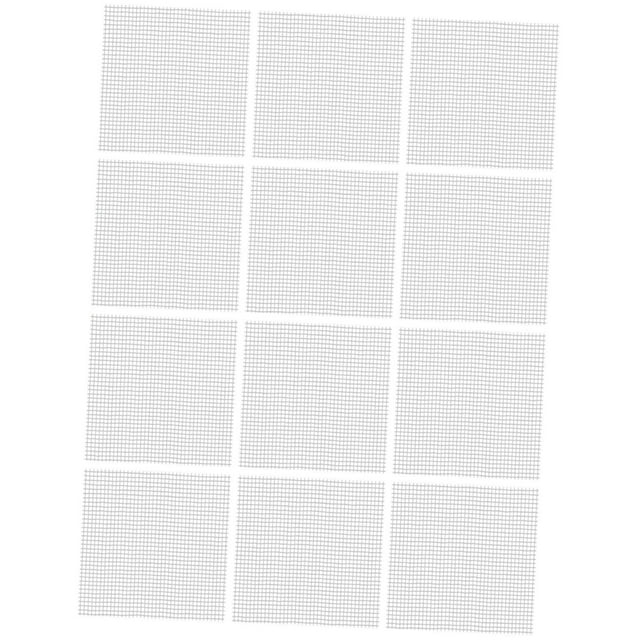 12 mallas de de fibra de vidrio, láminas de malla multiusos, lámina de soporte para mosaicos, red de soporte para techos de piedra