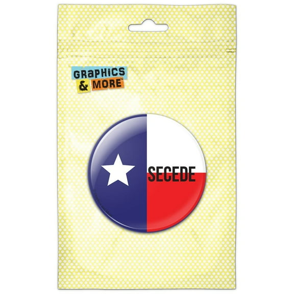 Texas State Flag Secede Refrigerator Button Magnet