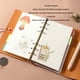 thumbnail image 5 of Cuaderno Con Correas De Cuero PU De Primera , 160 Páginas Con 4 Inserciones, Diario En Espiral Para Tomar Notas, Dibujar, Escribir, Para Planificador De Diario, álbum De, 5 of 7