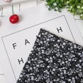 thumbnail image 3 of 7pcs 25x25cm Black Cotton Fabric DIY Assorted Squares Bundle, Multiple Patterns with Soft Texture for Crafting, Quilting, Sewing, Home Decoration, 3 of 7