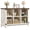 White + 6 cube, variant on Farmhouse 6-Cube Storage Organizer for Living Room, White