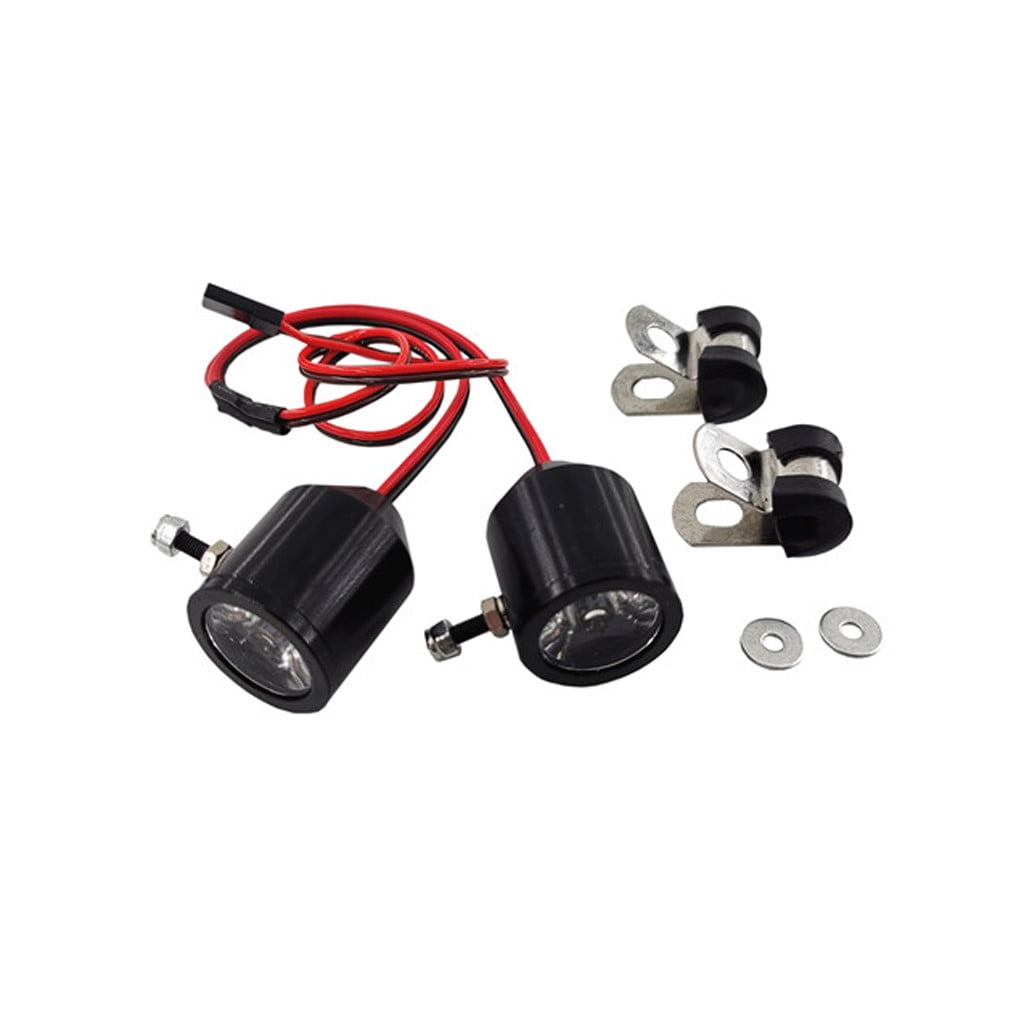 3W Car Headlight Front Light Spotlights Searchlights Spare Part Replacement Accessory for RC Car Model Black RC Spotlights 3W Car Headlight Front Light Spotlights Searchlights Spare Part Replacement Accessory for RC Car Model Black RC Spotlights