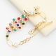 thumbnail image 4 of Pulsera de bisutería con pedrería de colores Pulsera brillante de moda Pulseras, 4 of 6