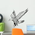 thumbnail image 1 of Eagle Wall Decal by Wallmonkeys Peel and Stick Graphic (18 in H x 18 in W) WM125362, 1 of 4